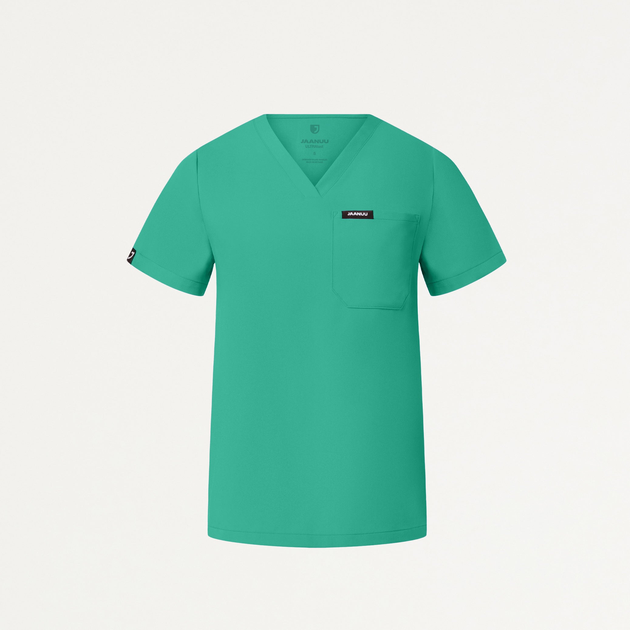 Rhena Essential 1-Pocket Scrub Top - Surgical Green