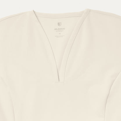 Calix Fit & Flare Scrub Top - Birch