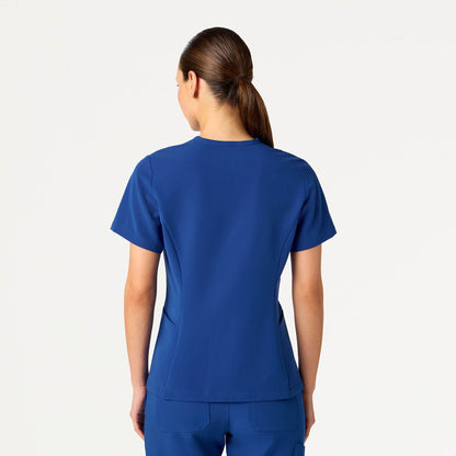 Calix Fit & Flare Scrub Top - Galaxy