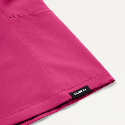 Calix Fit & Flare Scrub Top - Wild Berry