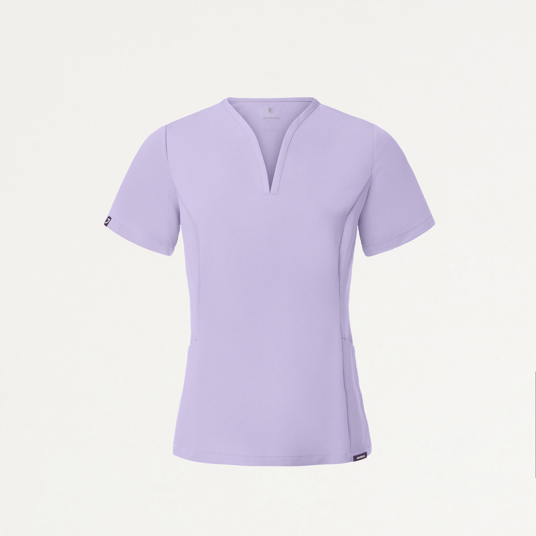 Calix Fit & Flare Scrub Top - Lavender