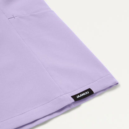 Calix Fit & Flare Scrub Top - Lavender