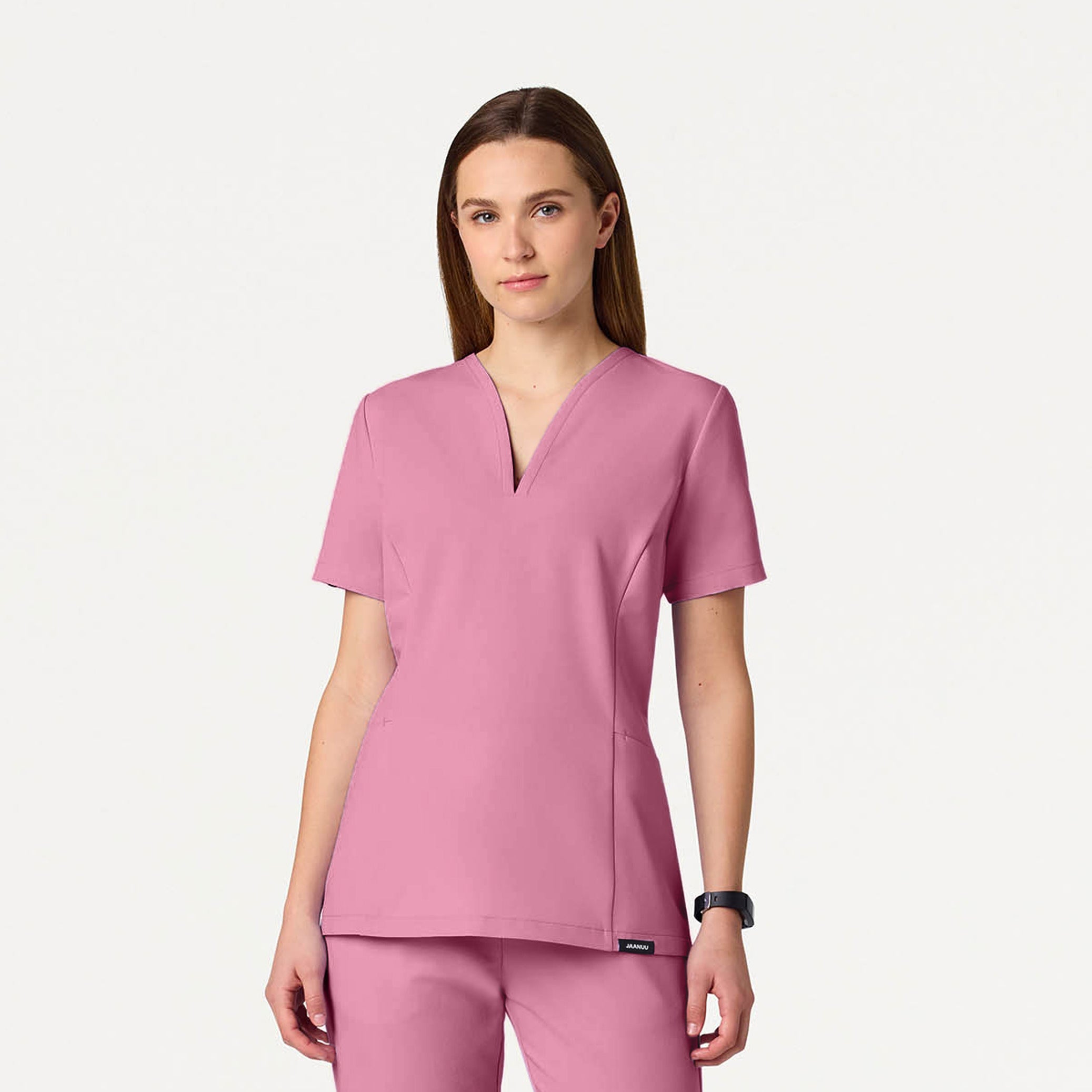 Calix Fit & Flare Scrub Top - Orchid