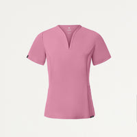 Calix Fit & Flare Scrub Top - Lavender