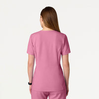 Calix Fit & Flare Scrub Top - Lavender