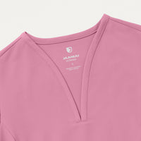 Calix Fit & Flare Scrub Top - Lavender