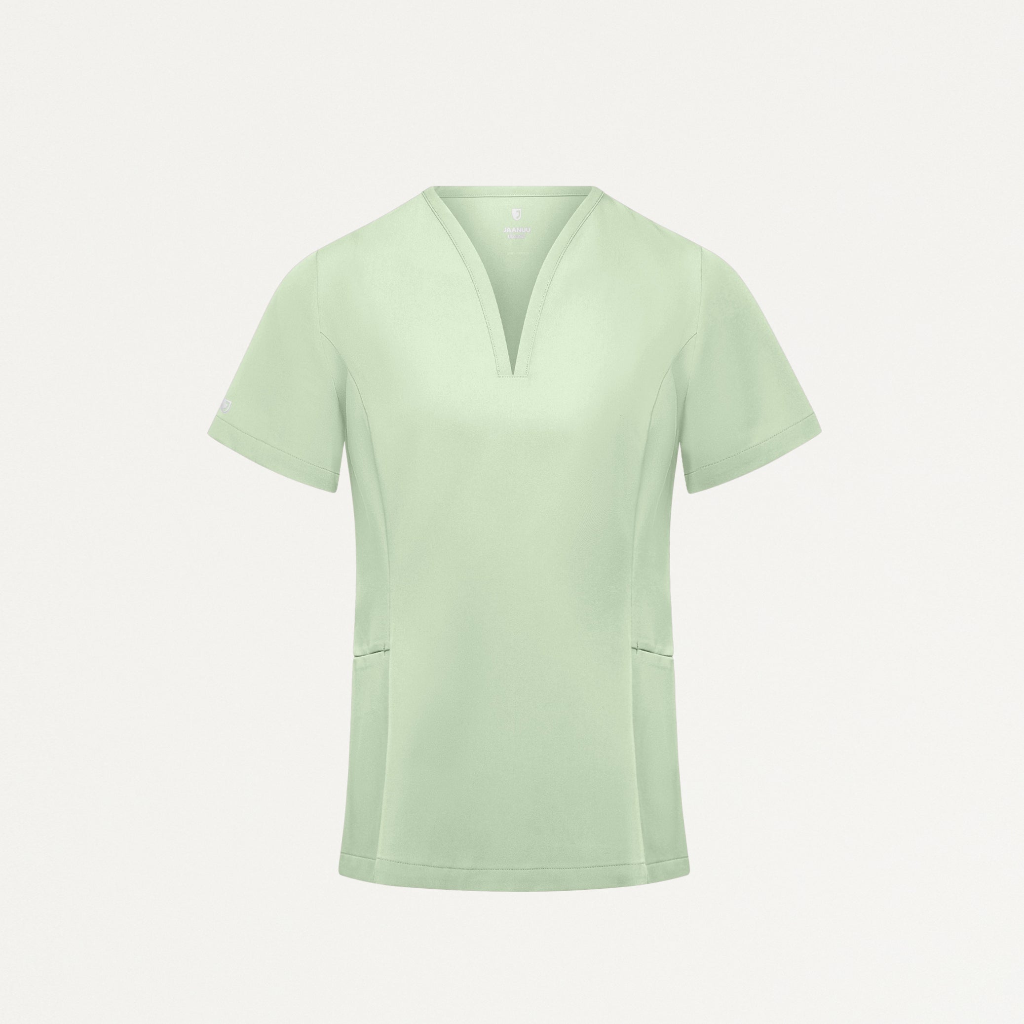 Calix Fit & Flare Scrub Top - Mint