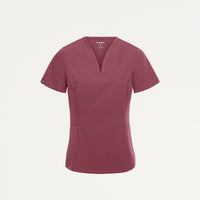 Calix Fit & Flare Scrub Top - Midnight Navy