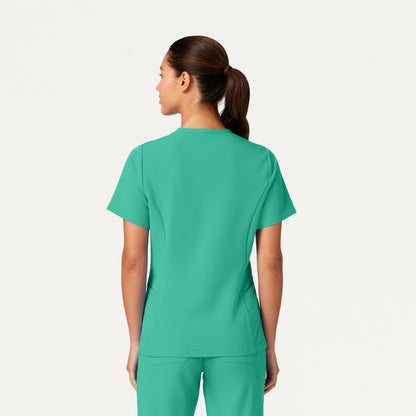 Calix Fit & Flare Scrub Top - Surgical Green