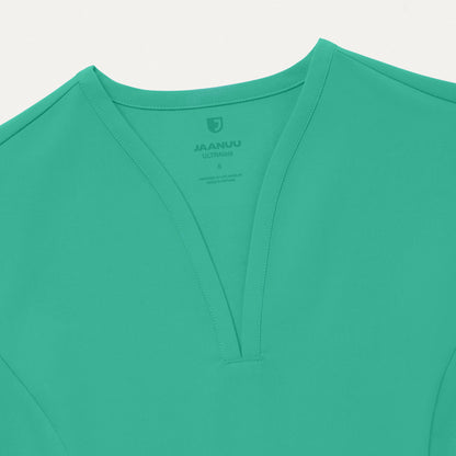 Calix Fit & Flare Scrub Top - Surgical Green