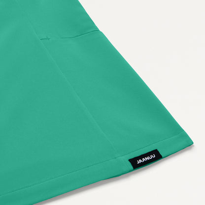 Calix Fit & Flare Scrub Top - Surgical Green