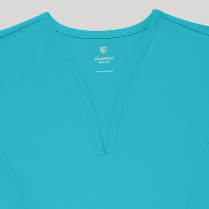 Calix Fit & Flare Scrub Top - Marina