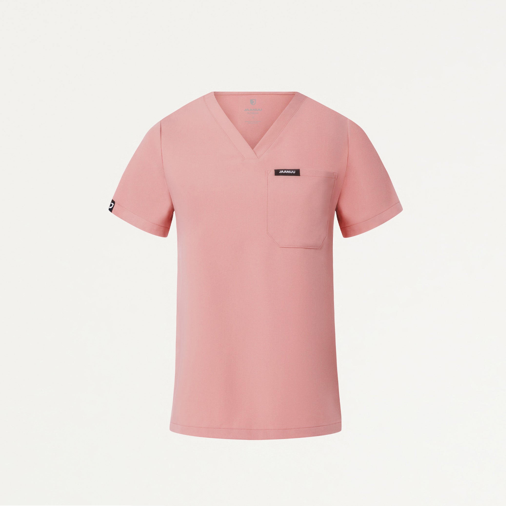 Rhena Slim Essential 1-Pocket Scrub Top - Mauve