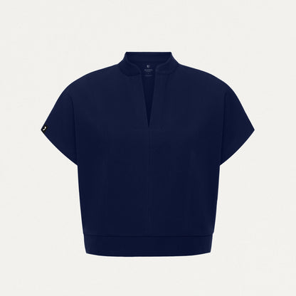 Clare Dolman Scrub Top - Midnight Navy