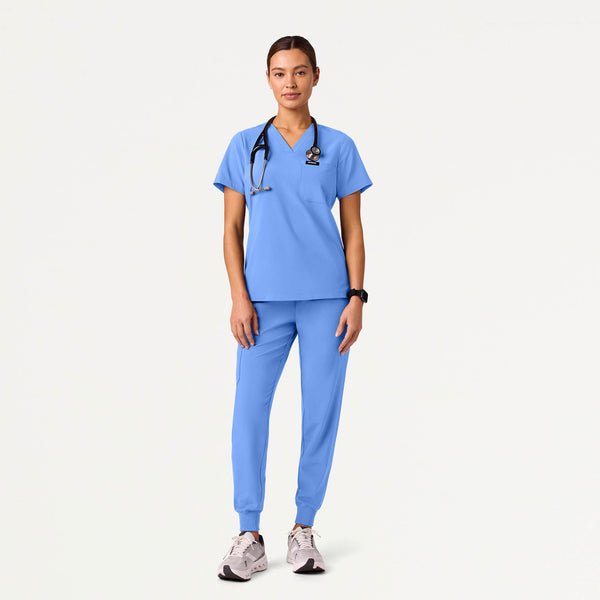 Harlow Slim 1-Pocket Scrub Top - Ceil Blue – JAANUU