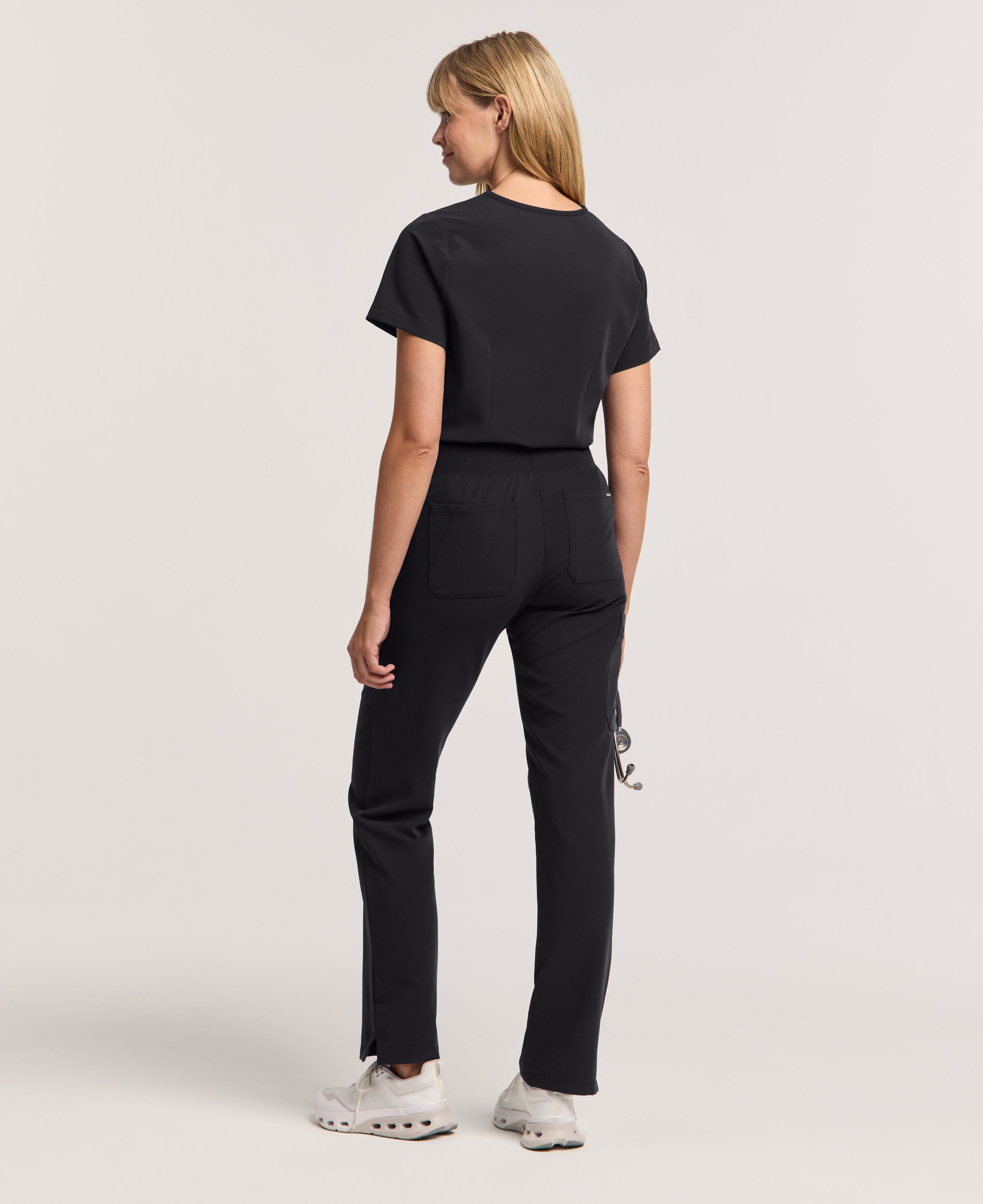 The Original Cargo Scrub Set - Black