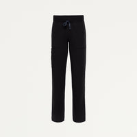 Xenos Cargo Knit Waist Scrub Pant - Black