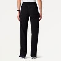 Xenos Cargo Knit Waist Scrub Pant - Black
