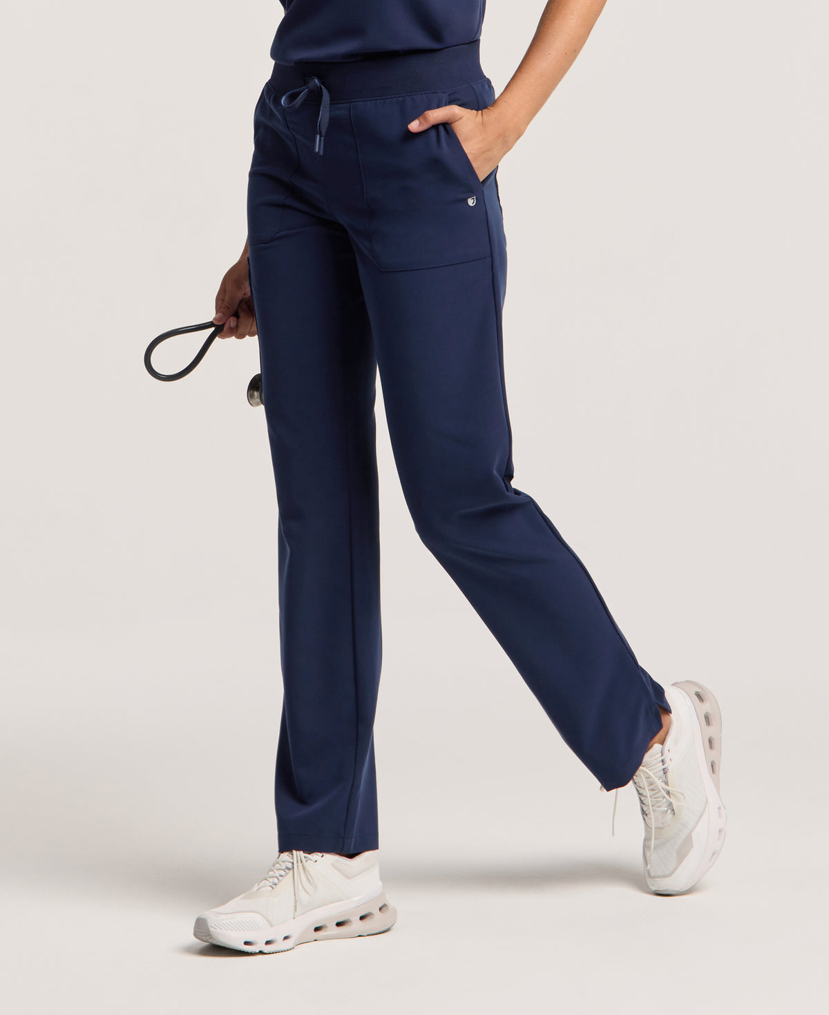 Jaanuu Xenos Cargo Scrub Pant in Midnight Navy, product photo 1 of 6