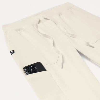 Silex Slim Cargo Knit-Waist Scrub Jogger - Birch