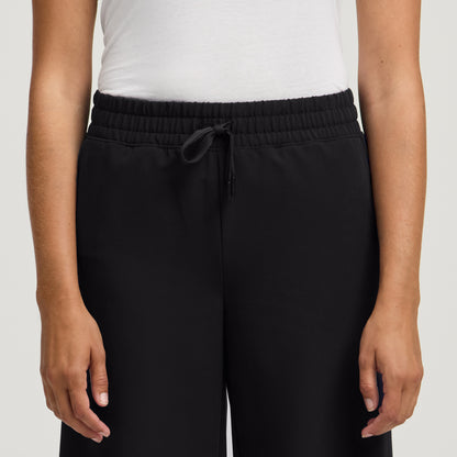 Carter Wide-Leg Scrub Pant - Black