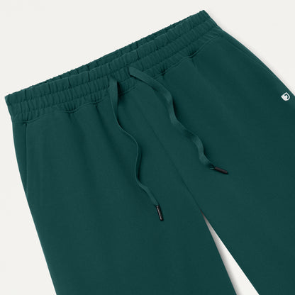 Carter Wide-Leg Scrub Pant - Midnight Green