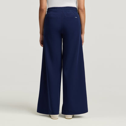Carter Wide-Leg Scrub Pant - Midnight Navy