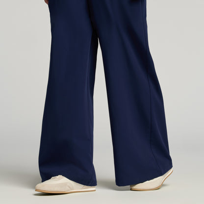 The Wide-Leg Scrub Jumpsuit - Midnight Navy