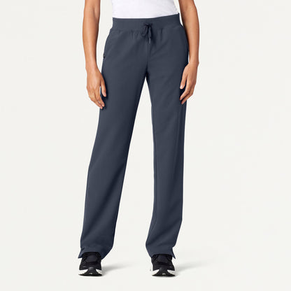 Xenos Essential Knit-Waist Scrub Pant - Carbon Gray