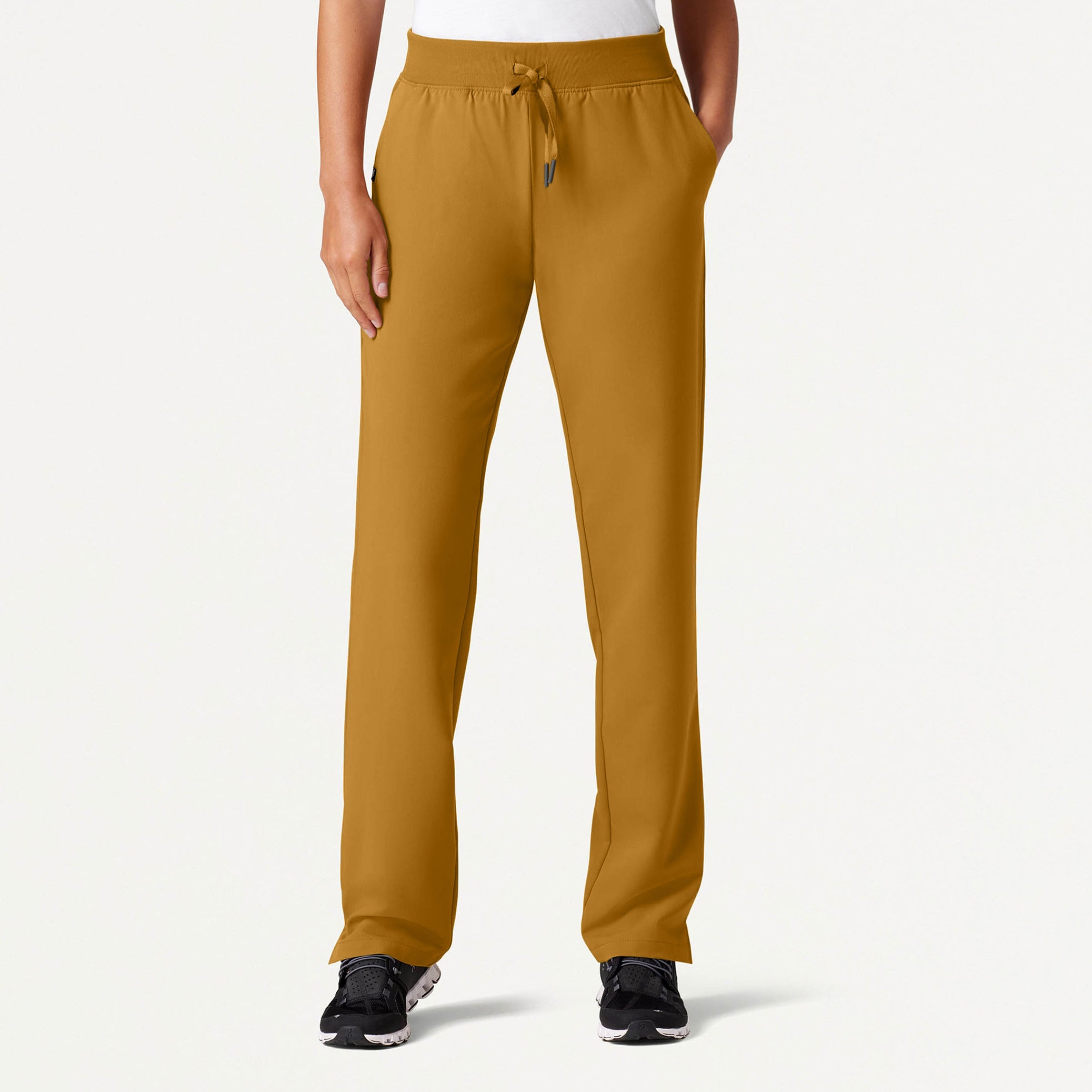 Xenos Essential Knit-Waist Scrub Pant - Cider