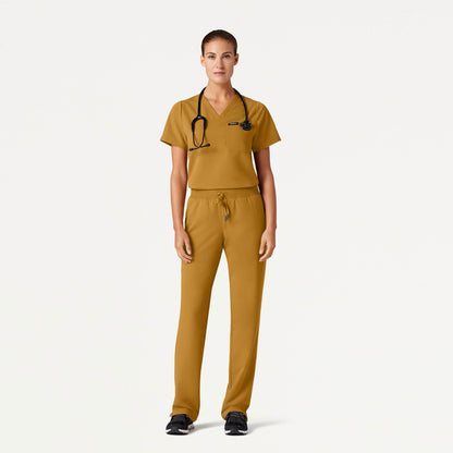 Xenos Essential Knit-Waist Scrub Pant - Cider