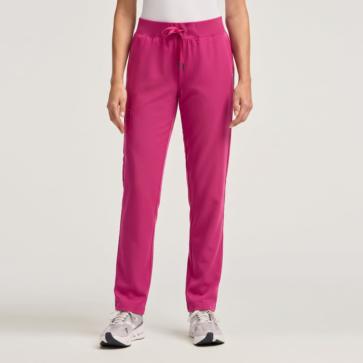 Xenos Knit-Waist Scrub Pant - Warrior Pink