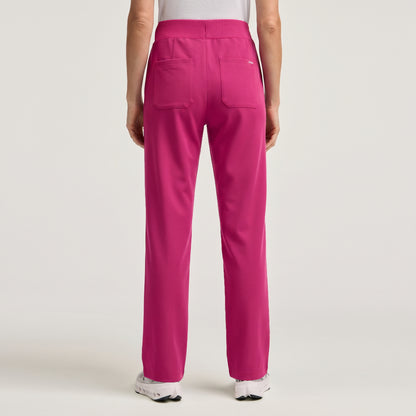 Xenos Knit-Waist Scrub Pant - Warrior Pink