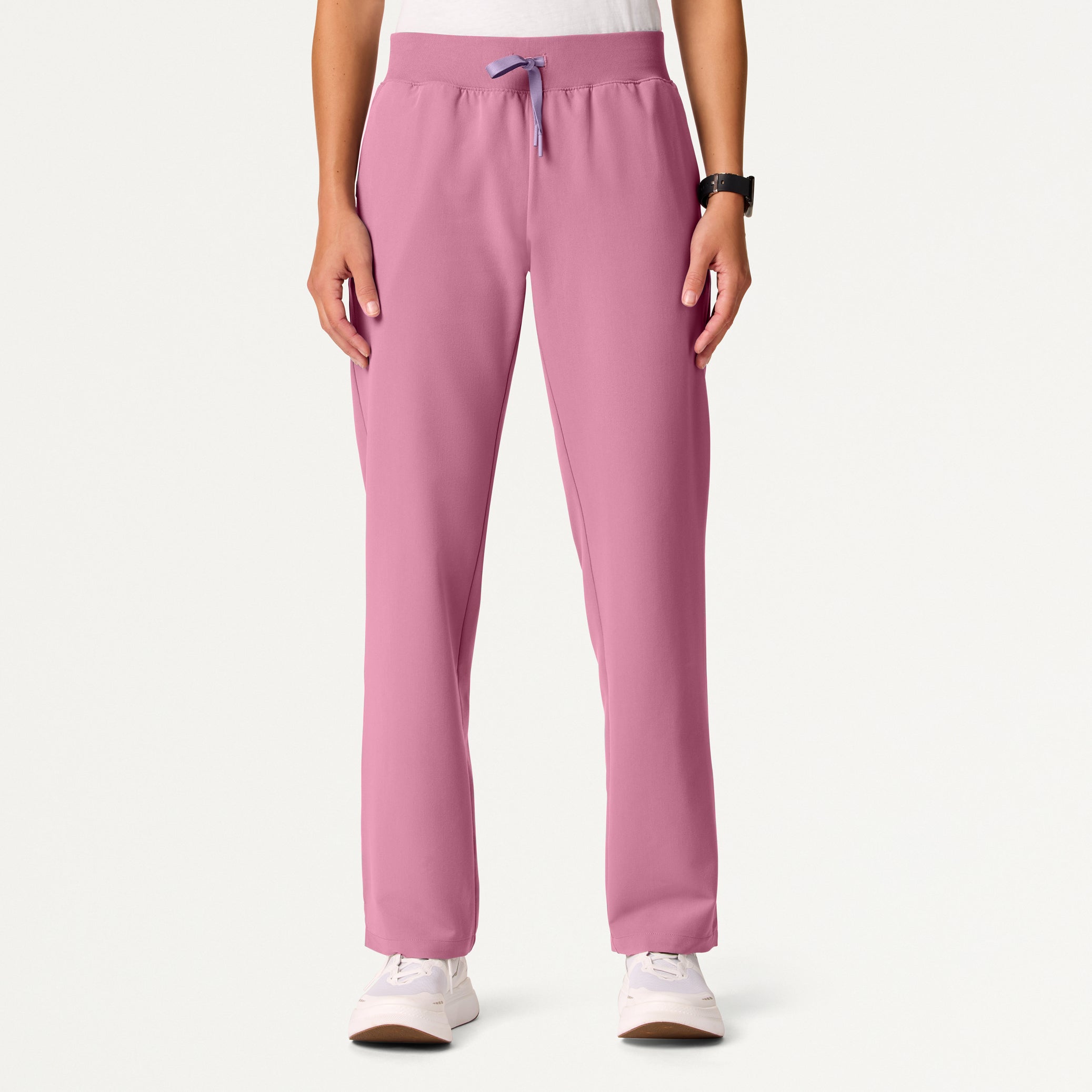 Xenos Essential Knit-Waist Scrub Pant - Orchid
