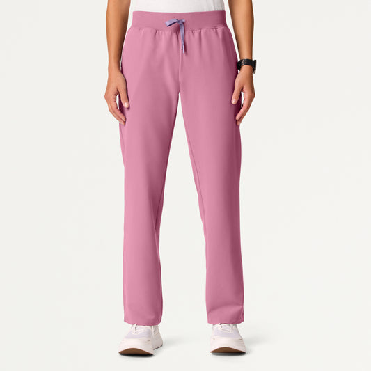 Xenos Essential Knit-Waist Scrub Pant - Orchid