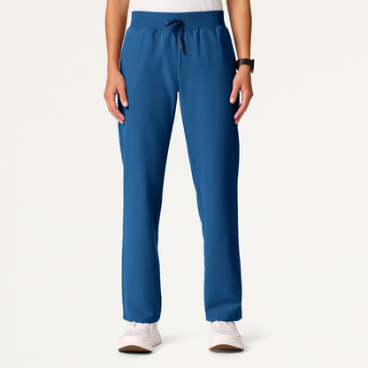 Xenos Essential Knit-Waist Scrub Pant - Ocean
