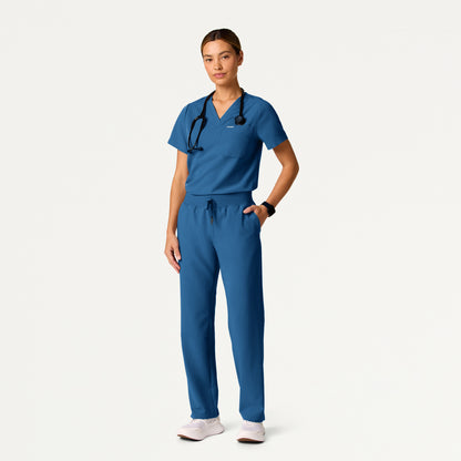 Xenos Essential Knit-Waist Scrub Pant - Ocean