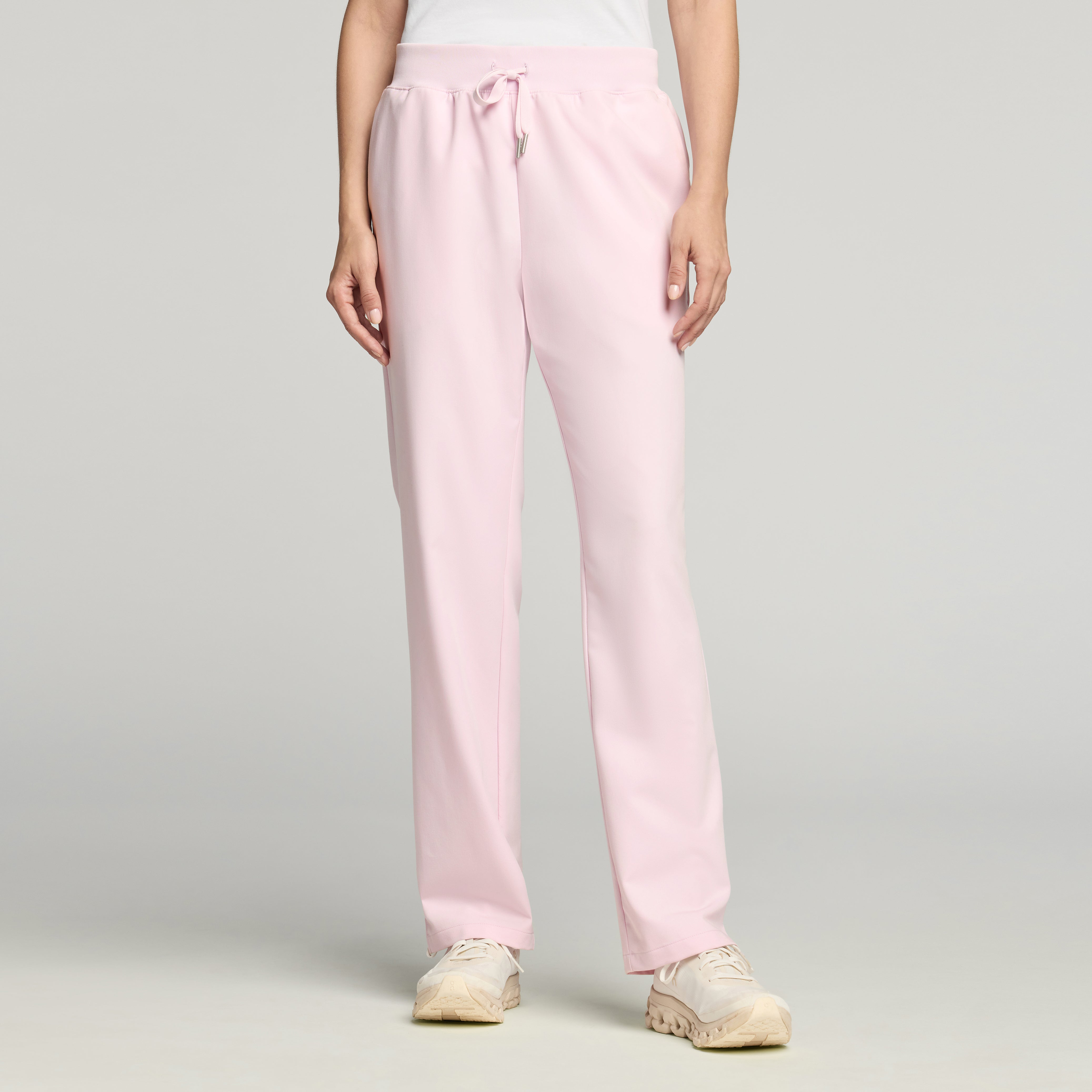 Xenos Essential Knit-Waist Scrub Pant - Rose Quartz