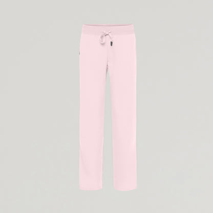 Xenos Essential Knit-Waist Scrub Pant - Rose Quartz