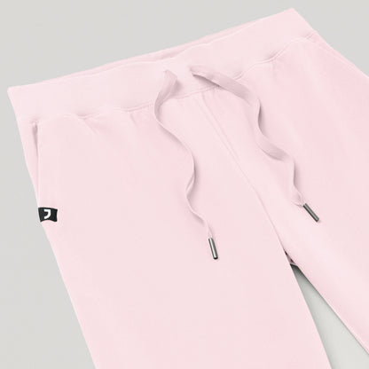 Xenos Essential Knit-Waist Scrub Pant - Rose Quartz