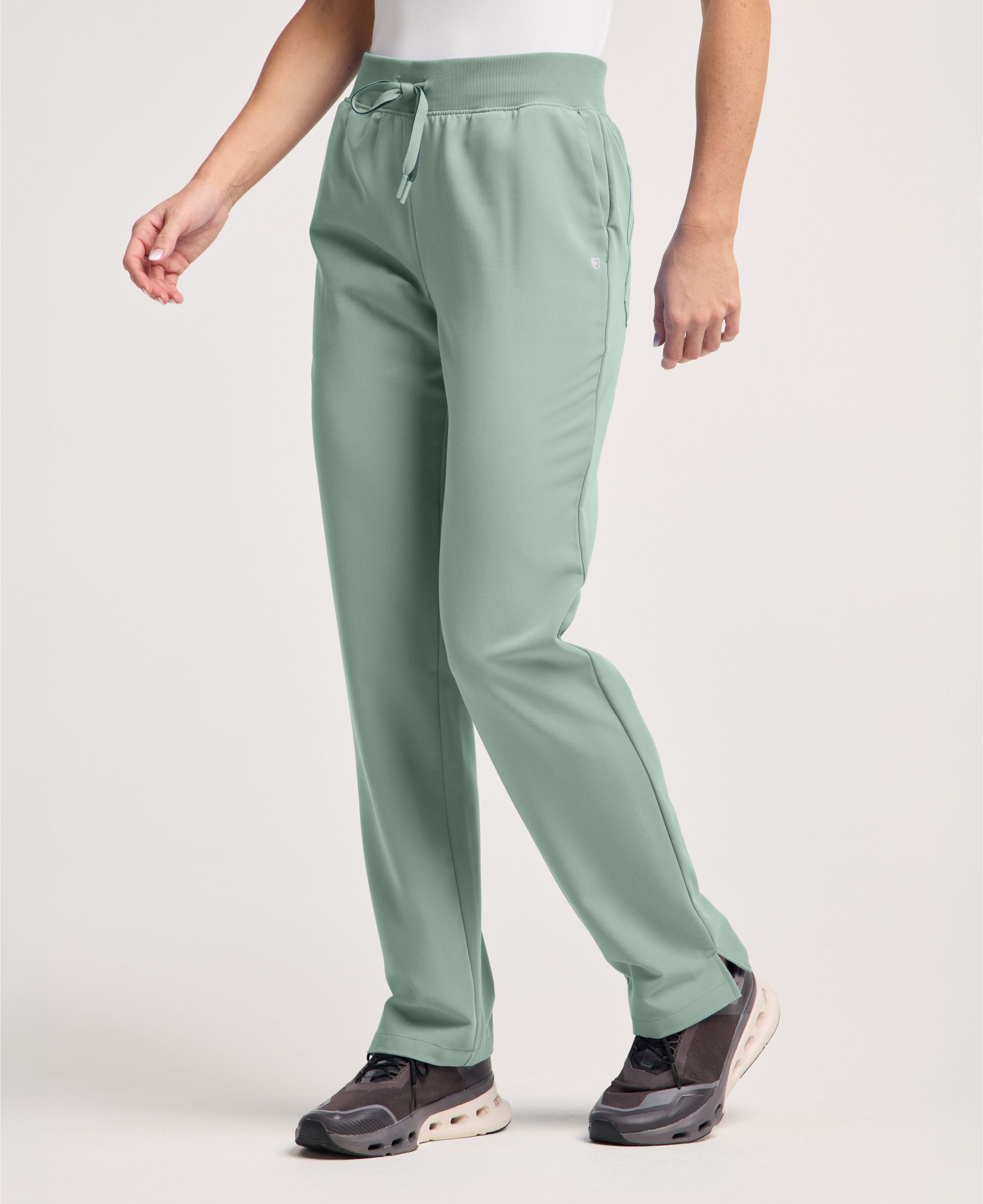 Xenos Knit-Waist Scrub Pant - Sage