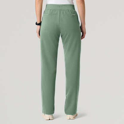 Xenos Essential Knit-Waist Scrub Pant - Sage