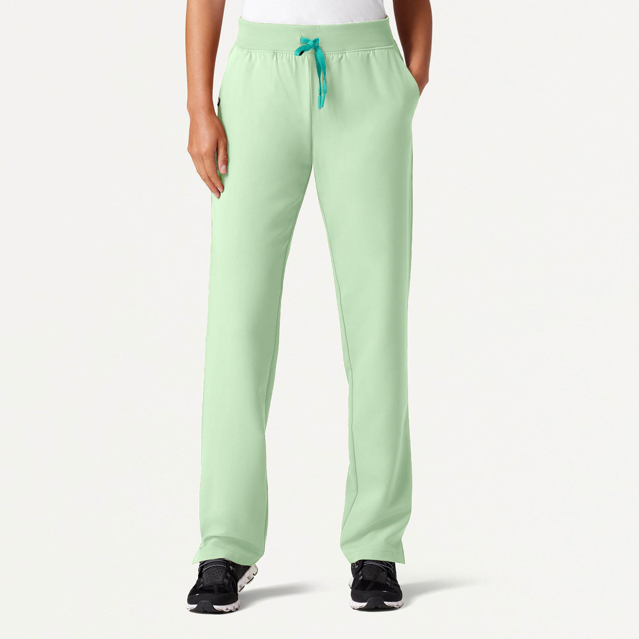 Xenos Essential Knit-Waist Scrub Pant - Pistachio