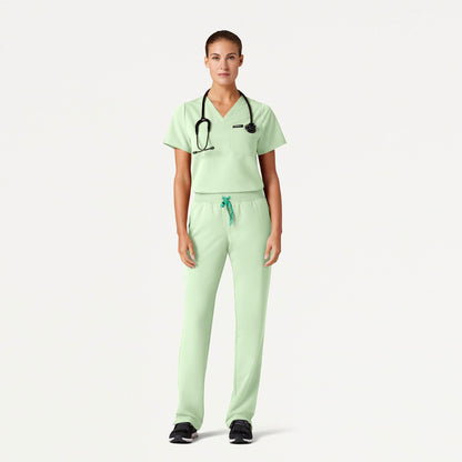 Xenos Essential Knit-Waist Scrub Pant - Pistachio