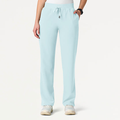 Xenos Essential Knit-Waist Scrub Pant - Sky Blue