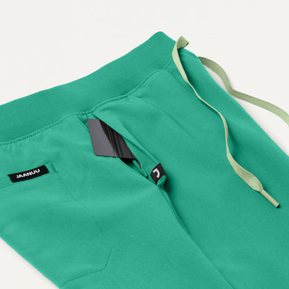 Xenos Essential Knit-Waist Scrub Pant - Surgical Green