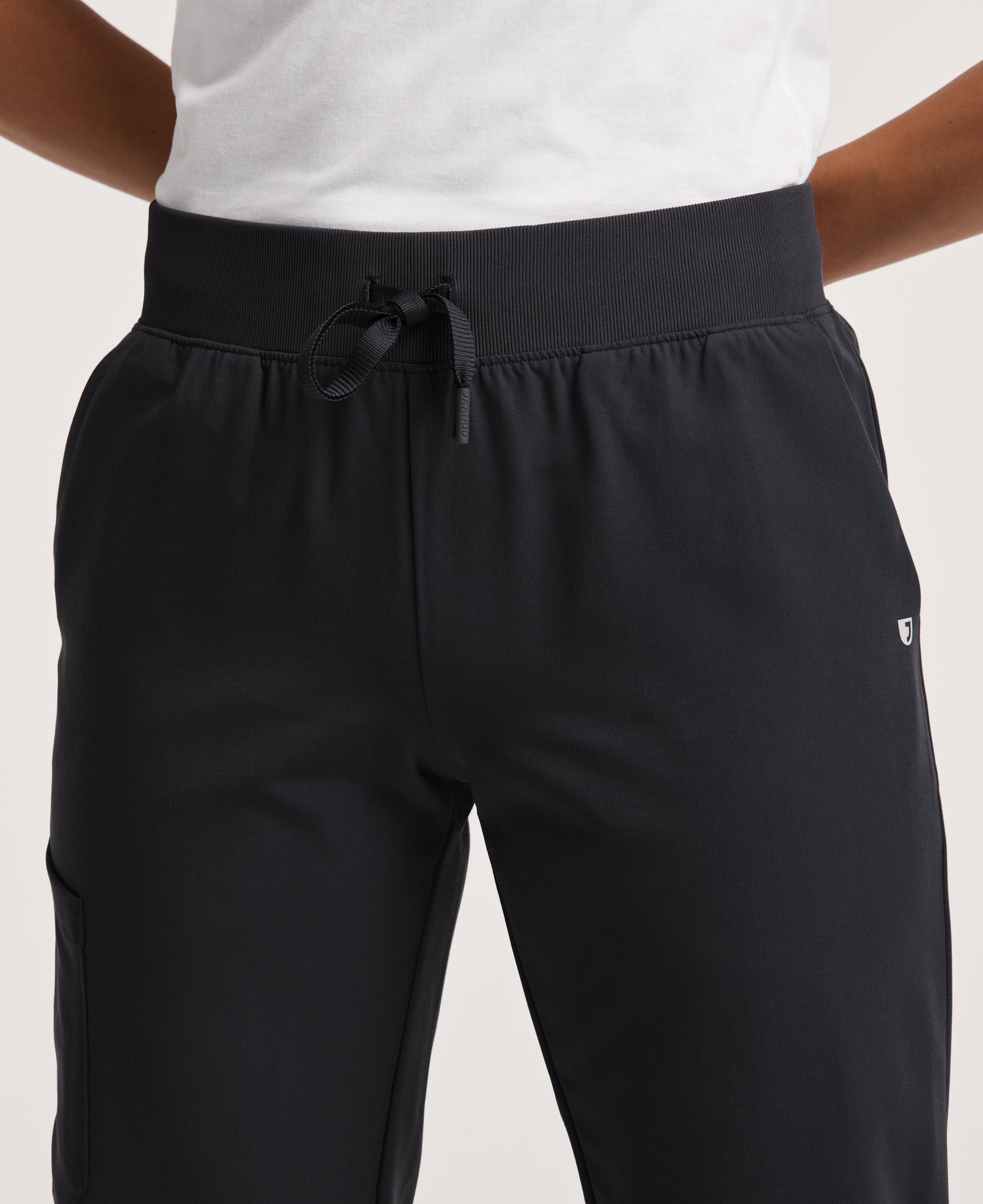 Jaanuu Silex Slim Scrub Jogger in Black, product photo 6 of 6