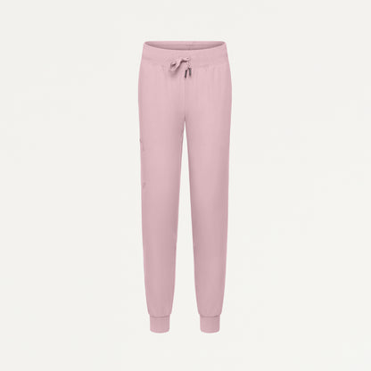 Silex Slim Knit-Waist Scrub Jogger - Blossom
