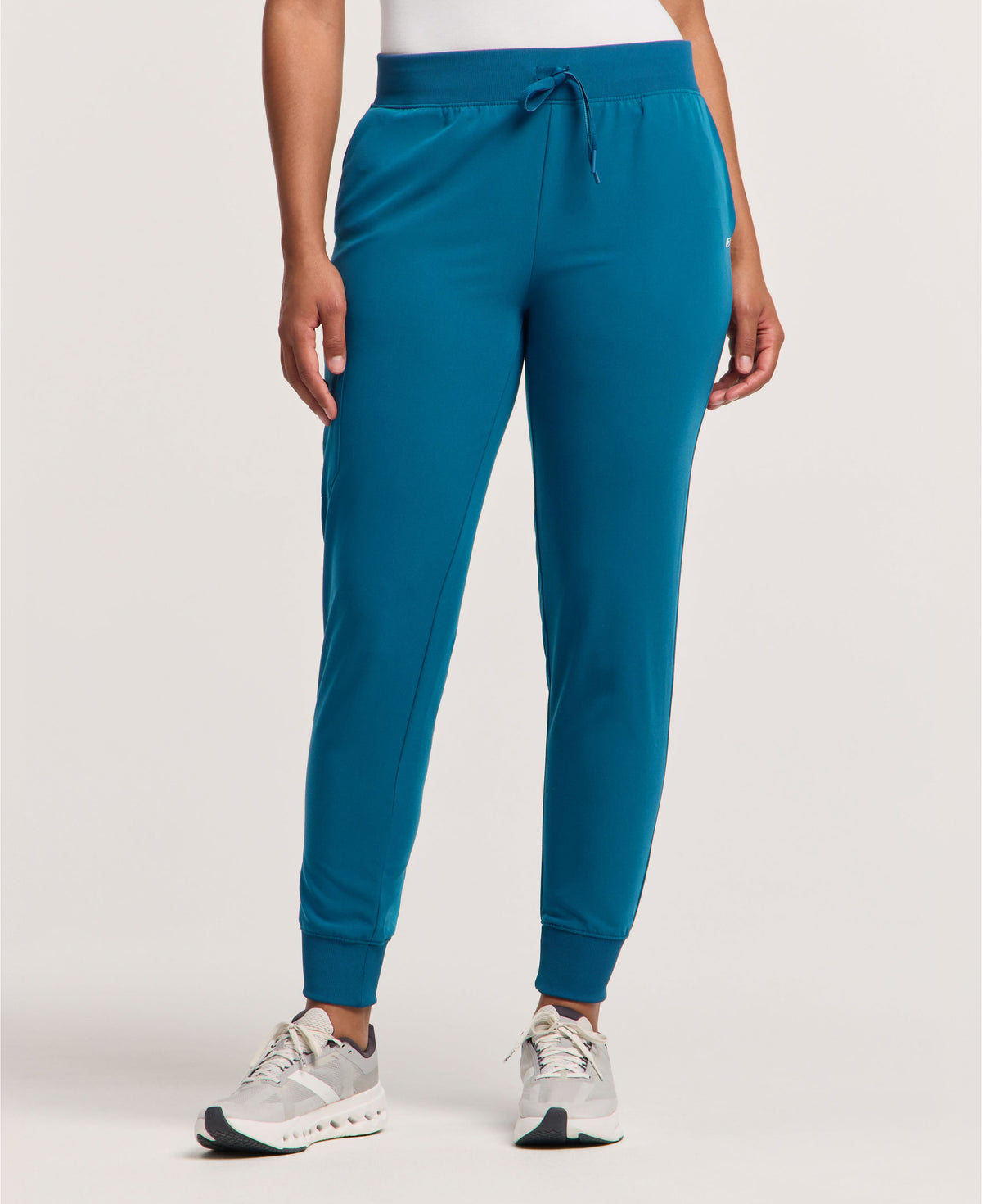 Jaanuu Silex Slim Scrub Jogger in Caribbean Blue, product photo 2 of 6