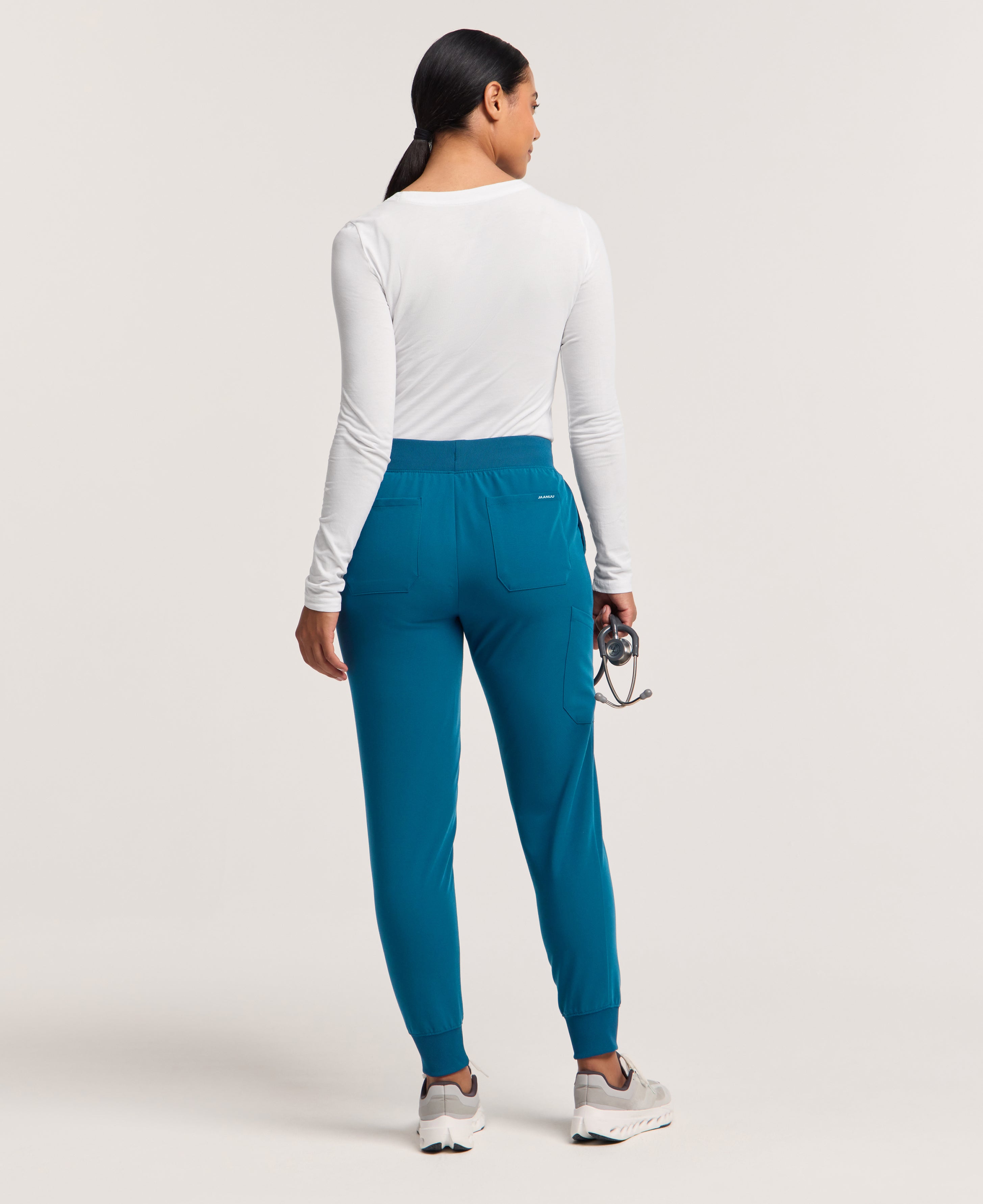 Silex Slim Scrub Jogger - Caribbean Blue – JAANUU